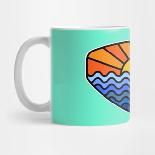 Sunset + Ocean Waves Mug